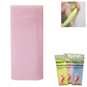1 Exfoliating Nylon Wash Cloth Body Beauty Towel Bath Shower Scrubber Cleaner