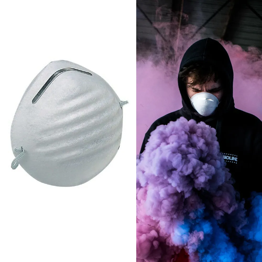 10 Pcs Disposable Medical Industry Dust Proof Mouth Cover Face Mask Valve Filter