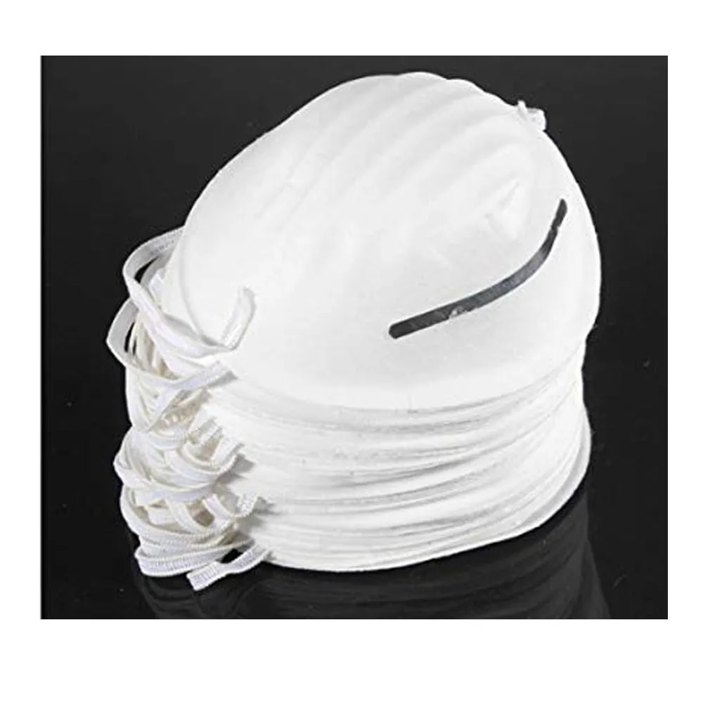 10 Pcs Disposable Medical Industry Dust Proof Mouth Cover Face Mask Valve Filter