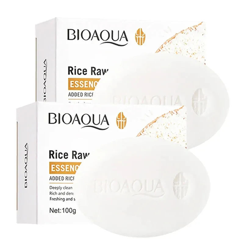 2 Piece Moisturizing Rice Facial Soap