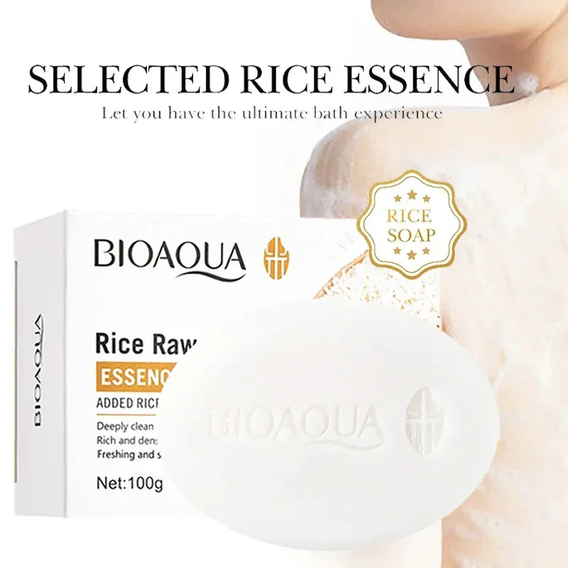 2 Piece Moisturizing Rice Facial Soap