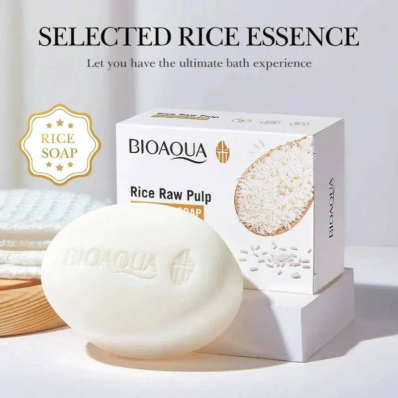 2 Piece Moisturizing Rice Facial Soap