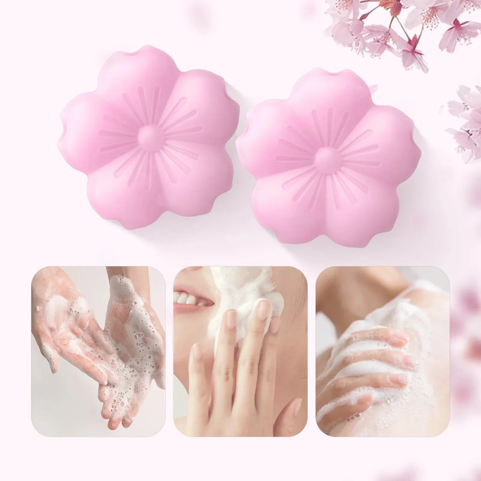 2 Piece Moisturizing Sakura Facial Soap