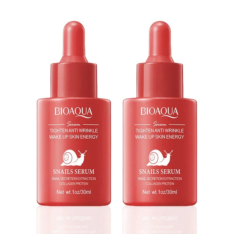 2 Piece Turmeric Snail Serum Set For Face Moisturizing & Brightening