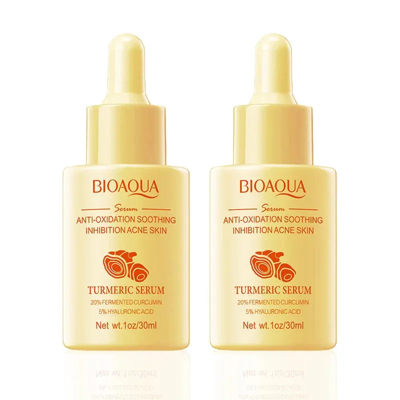 2 Piece Turmeric Snail Serum Set For Face Moisturizing & Brightening