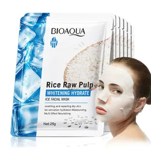 5 / 10 Piece Hydrating Rice Face Masks For Brightening & Nourishing Skin