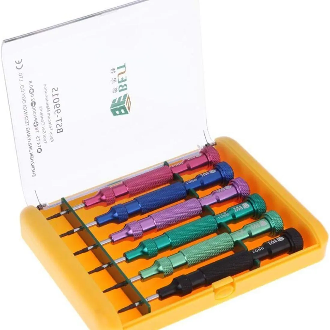 6-in-1 Magnetic Precision Screwdriver Set for Mobile Devices and Laptops