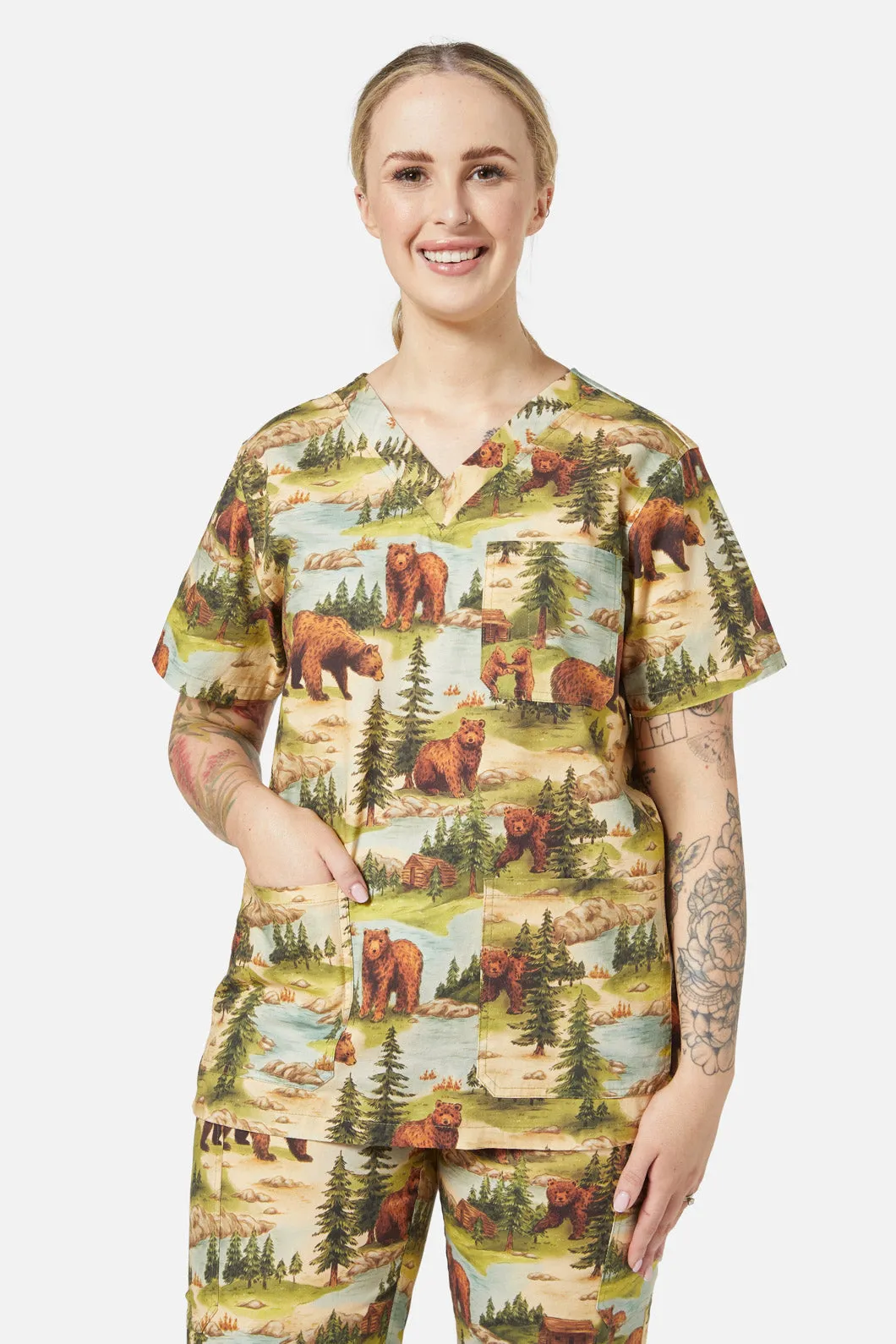Beary Cute Scrub Set