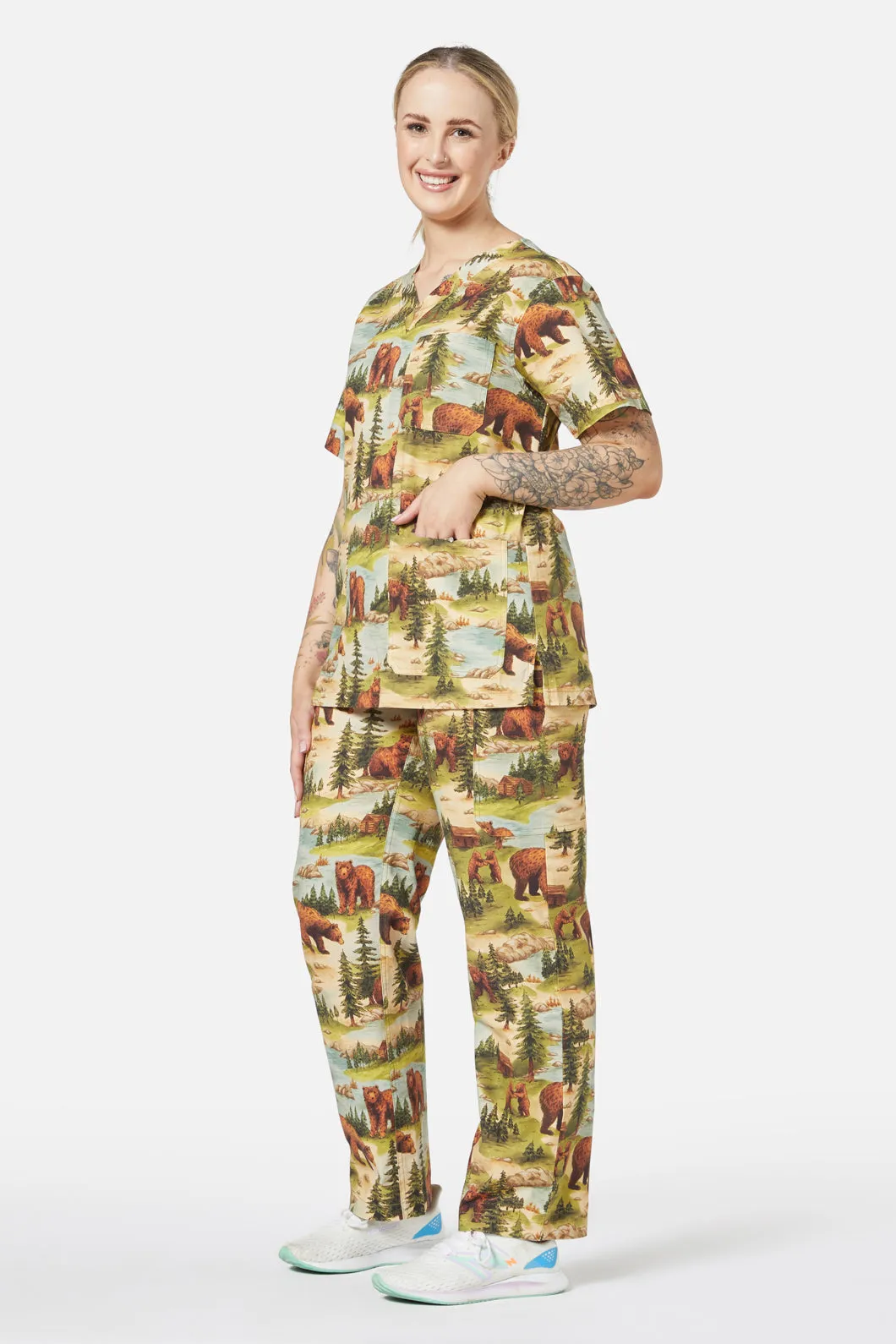 Beary Cute Scrub Set