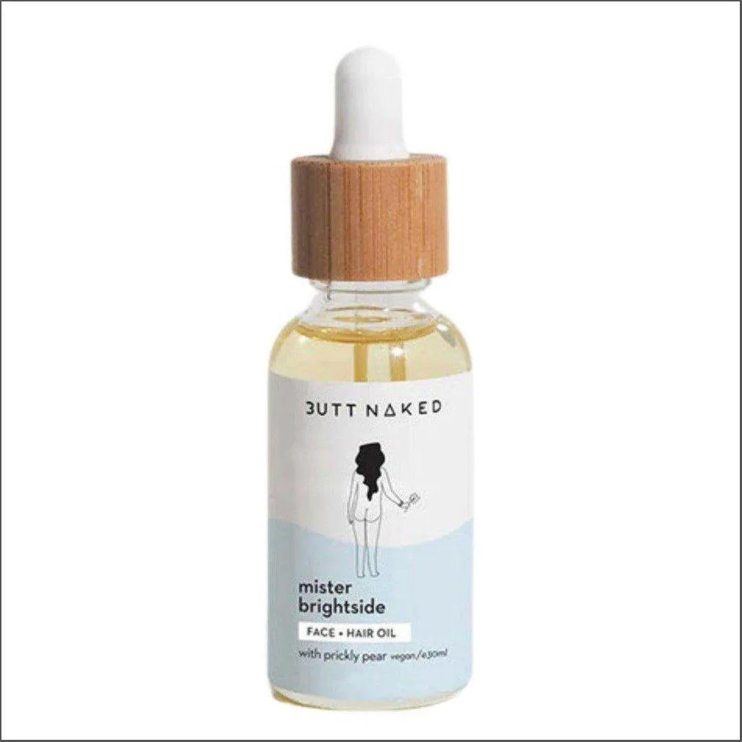 Butt Naked Mister Brightside Face   Hair Oil 30ml