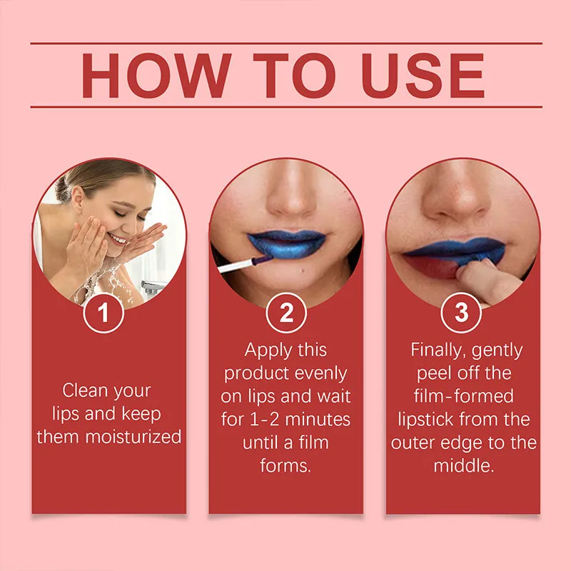 BUY 1 GET 1 FREE TODAYSmudge-Proof Peel-Off Lip Stain