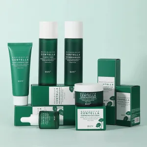 Centella Skin Care Set Facial Cleanser Sakura Essence Cream Face Serum Moisturizing Anti-Aging Whitening Korean Skincare Kit