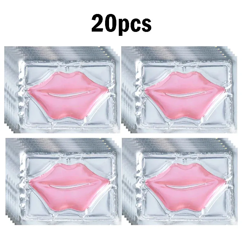 Crystal Collagen Lip Mask 30 Piece Pink Gold Plumper
