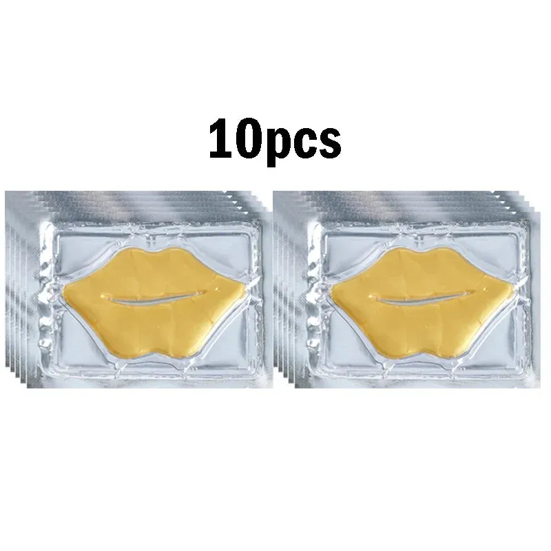 Crystal Collagen Lip Mask 30 Piece Pink Gold Plumper
