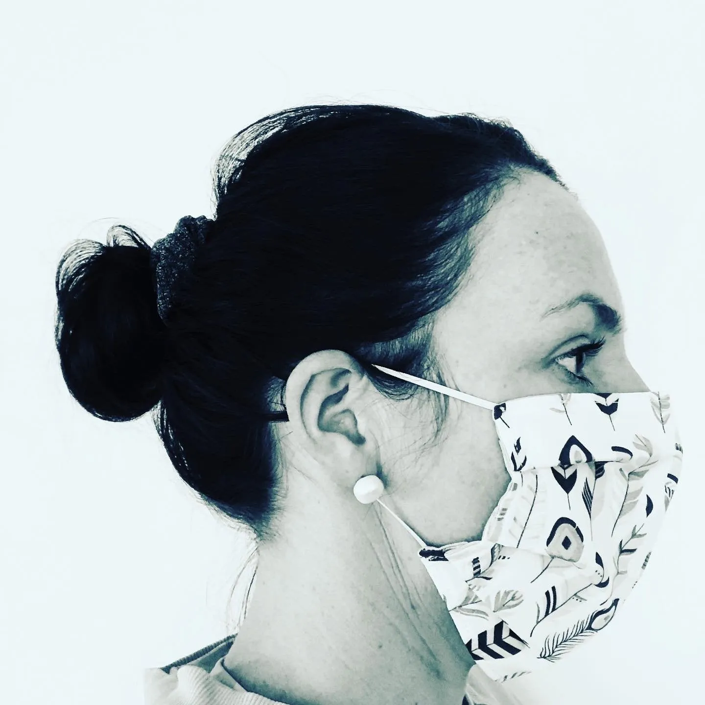 Face Mask - Mustard Suns