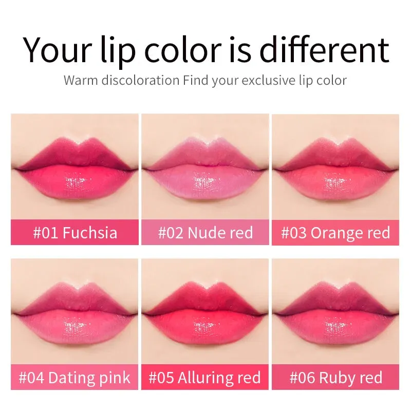 Long Lasting Moisturizing Natural Aloe Vera Jelly Temperature Color Changing  Lip stick