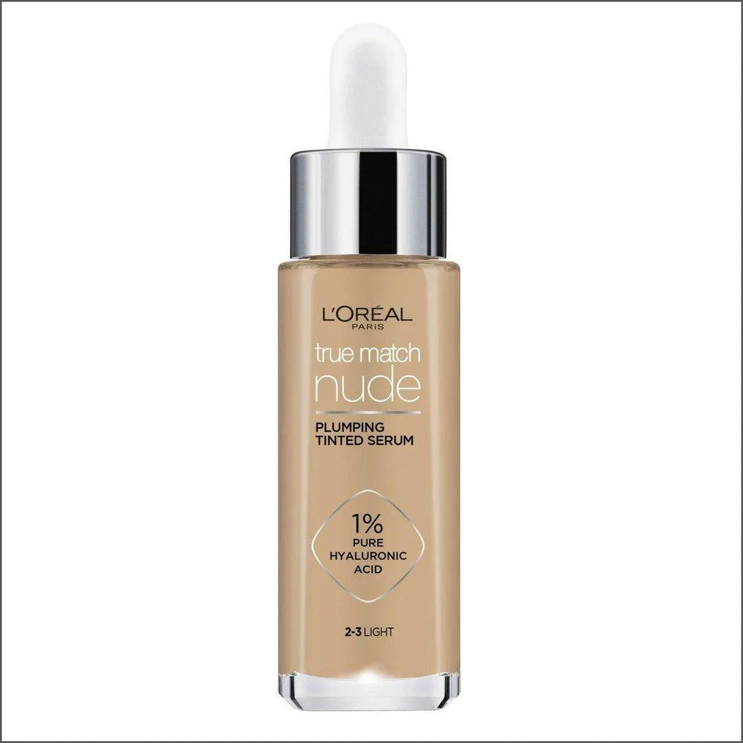 L'Oral Paris True Match Nude Plumping Tinted Serum 2-3 Light