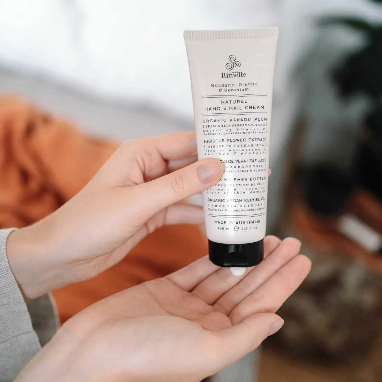 Mandarin, Orange & Geranium Natural Hand & Nail Cream