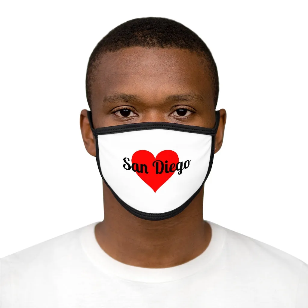  San Diego Mixed-Fabric Face Mask