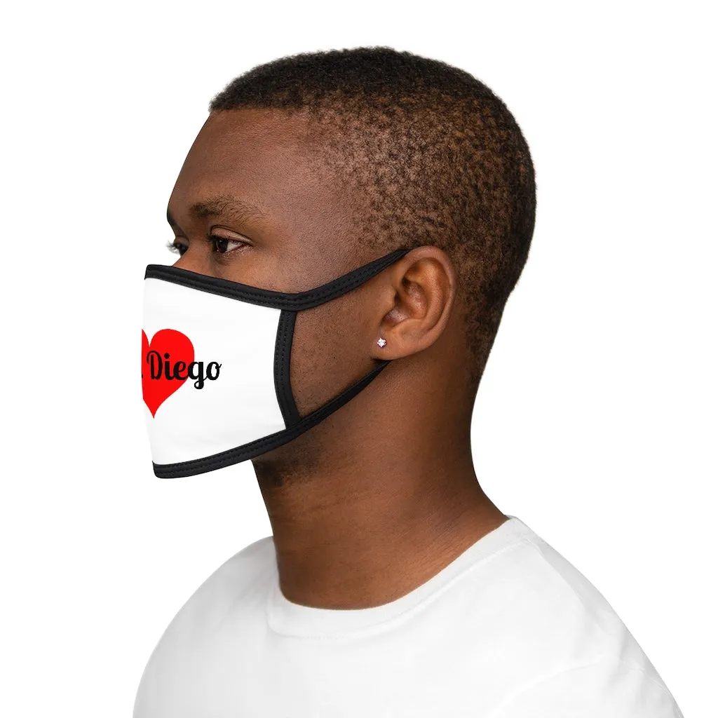  San Diego Mixed-Fabric Face Mask