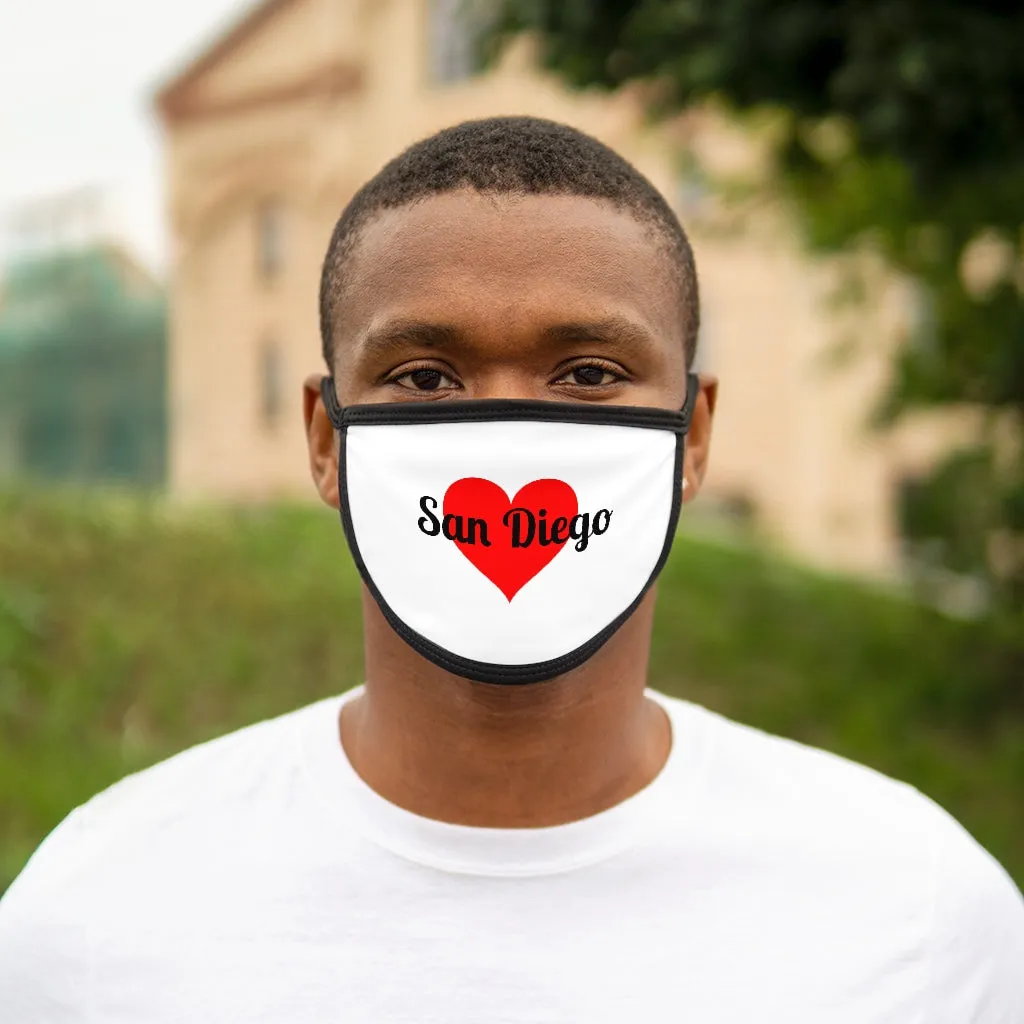  San Diego Mixed-Fabric Face Mask