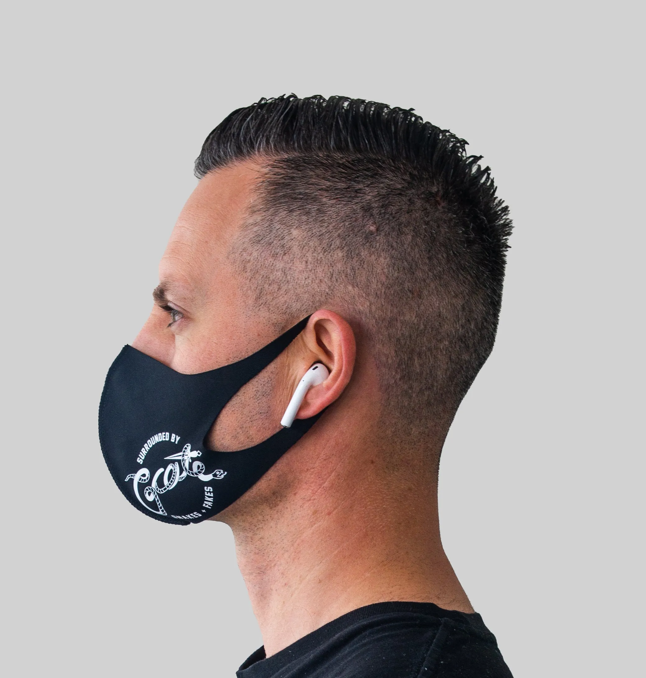 Snakes & Fakes Face Mask