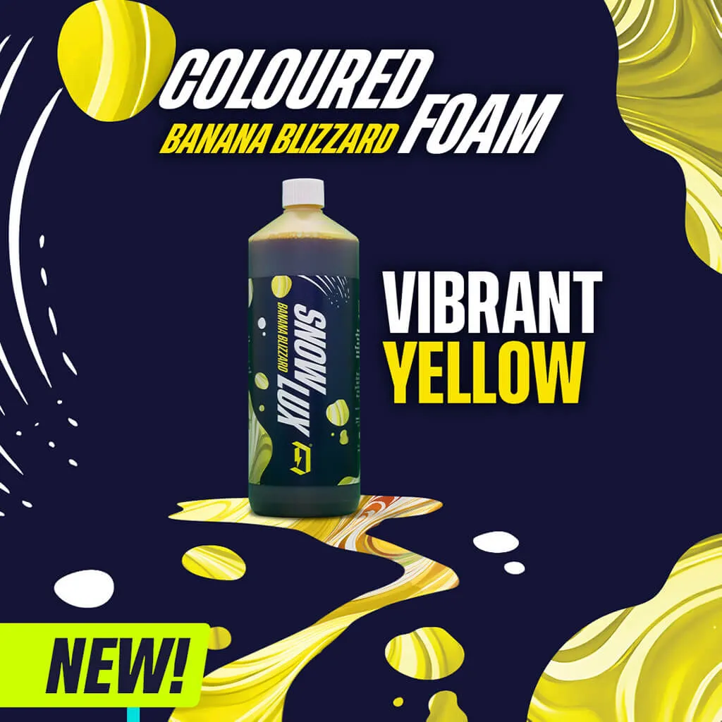 Snow Lux - Banana Blizzard - Coloured Snow Foam - 1 Litre