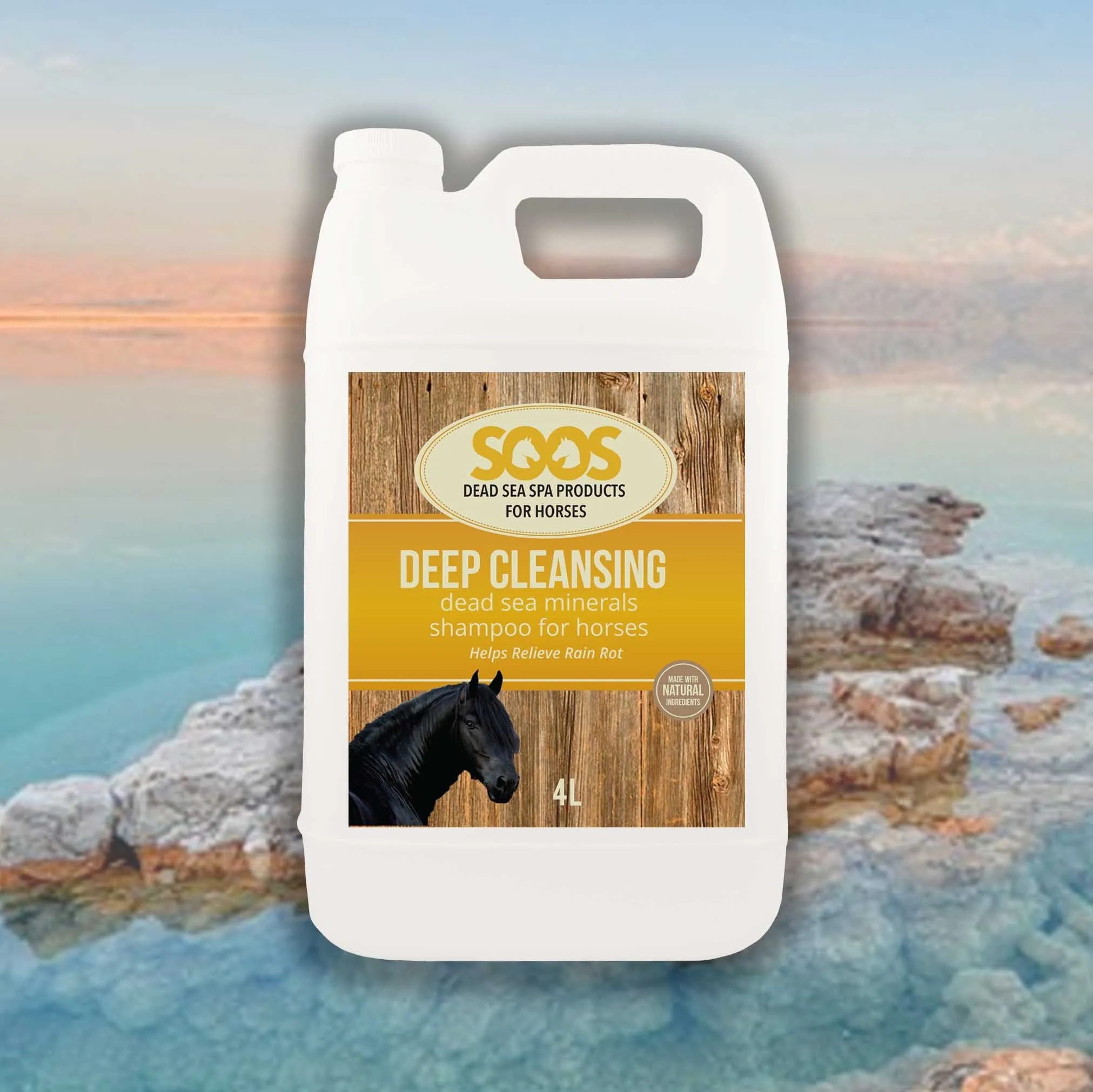 Soos Deep Cleansing Dead Sea Minerals Shampoo For Horses