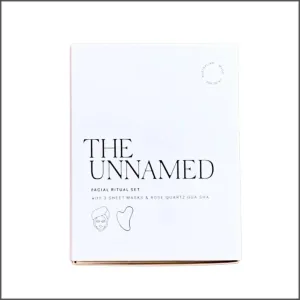 The Unnamed Facial Ritual Set 3 Sheet Masks & Rose Quartz Gua Sha